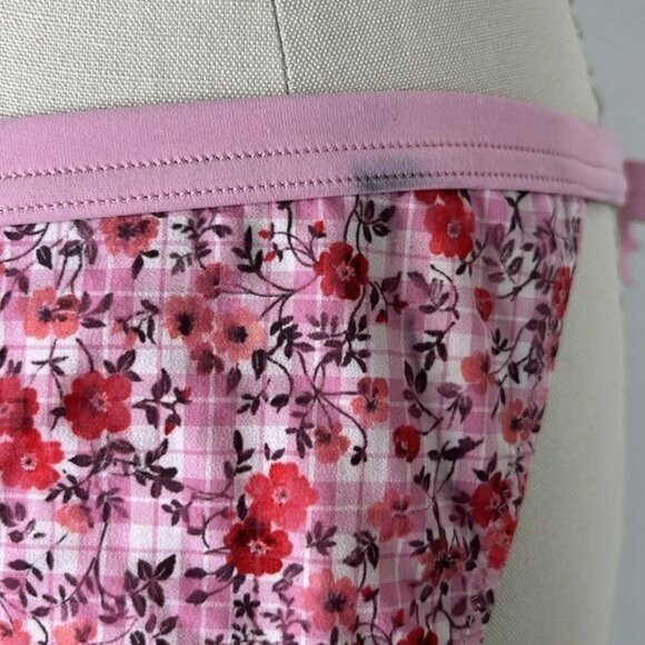 Dolce & Gabbana Beachwear Pink Floral Triangle Bow Bikini - Picture 8 of 12